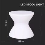 LED φωτιστικό σκαμπό 1.5W επαναφορτιζόμενο V-TAC RGB IP54 – 40231
