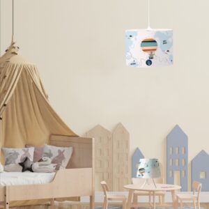 Κρεμαστό φωτιστικό από καπέλο και λευκή ανάρτηση D:35cm  4034