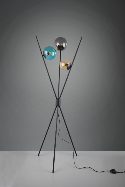 Φωτιστικό Δαπέδου Trio Lighting   3xE14 Μαύρο Ματ Μεταλλικό    403400317