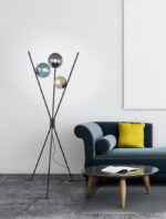 Φωτιστικό Δαπέδου Trio Lighting   3xE14 Μαύρο Ματ Μεταλλικό    403400317