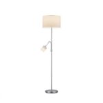 Φωτιστικό Δαπέδου Trio Lighting   E27 Νίκελ Ματ Μεταλλικό  403900201