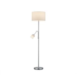 Φωτιστικό Δαπέδου Trio Lighting   E27 Νίκελ Ματ Μεταλλικό  403900201