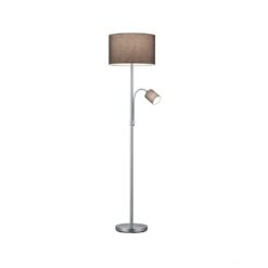 Φωτιστικό Δαπέδου Trio Lighting   E27 Νίκελ Ματ Μεταλλικό  403900211