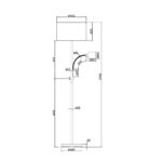 Φωτιστικό Δαπέδου Trio Lighting   E27 Νίκελ Ματ Μεταλλικό  403900211