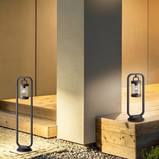 Κολωνάκι Trio Lighting   E27 Σκουριά Αλουμίνιο   IP44 404160124