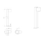 Κολωνάκι Trio Lighting   GU10 Ανθρακί Αλουμίνιο   IP44 404260142