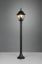 Φαναράκι Δαπέδου με Κολωνάκι Μαύρο Ματ 100cm MALIVENZA Trio Lighting – 405760132