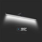 Φωτιστικό Καθρέφτη – Πίνακα Τοίχου  LED 10W V-TAC Μαύρο 1530lm Φυσικό 4000K IP65 – 405841