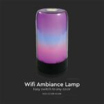 Wi-Fi Smart Επιτραπέζιο Φωτιστικό Γραφείου V-TAC Μαύρο RGB Dimmable  – 405871