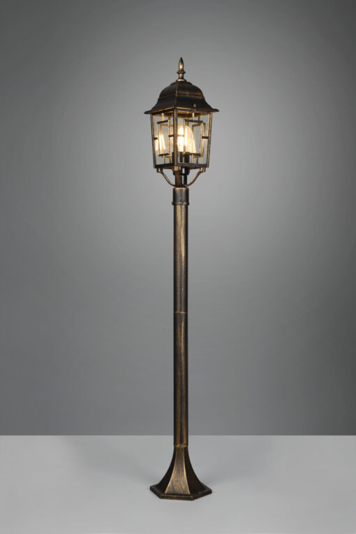 Φαναράκι Δαπέδου με Κολωνάκι Σκουριά 100cm VOLTURNO IP44 Trio Lighting – 405960128