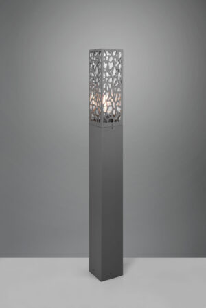 Κολωνάκι Trio Lighting   E27 Ανθρακί Ατσάλι   IP44 407360142