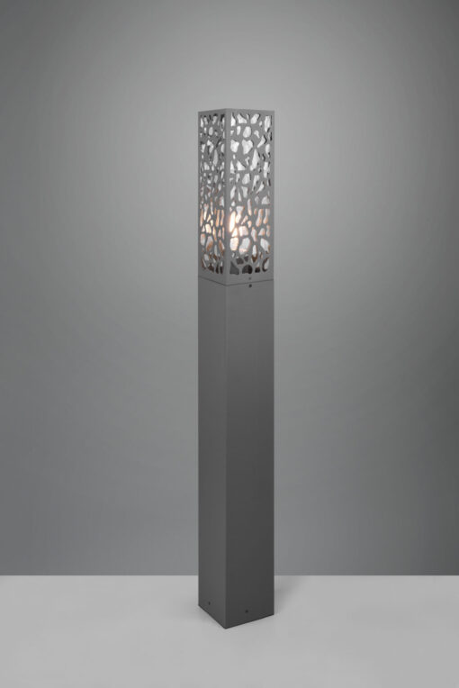 Κολωνάκι Trio Lighting   E27 Ανθρακί Ατσάλι   IP44 407360142