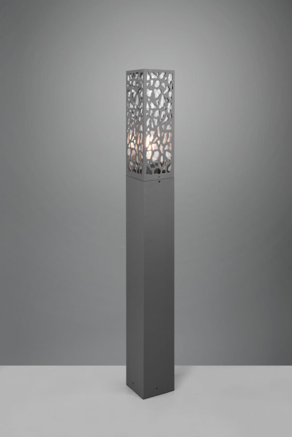 Κολωνάκι Trio Lighting   E27 Ανθρακί Ατσάλι   IP44 407360142