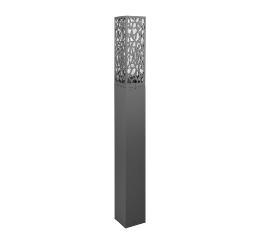 Κολωνάκι Trio Lighting   E27 Ανθρακί Ατσάλι   IP44 407360142