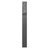 Κολωνάκι Trio Lighting   E27 Ανθρακί Ατσάλι   IP44 407360142