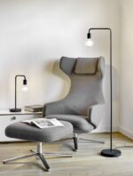 Πορτατίφ Trio Lighting   E27 Μαύρο Ματ Μεταλλικό    508000132