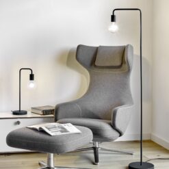 Πορτατίφ Trio Lighting   E27 Μαύρο Ματ Μεταλλικό    508000132