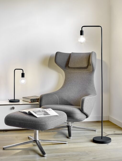 Πορτατίφ Trio Lighting   E27 Μαύρο Ματ Μεταλλικό    508000132