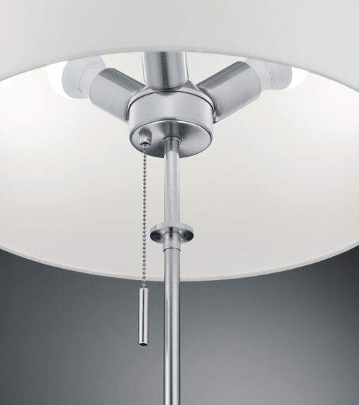 Φωτιστικό Δαπέδου Trio Lighting   E27 Νίκελ Ματ Μεταλλικό    409100307