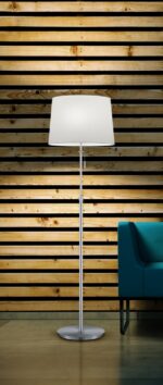 Φωτιστικό Δαπέδου Trio Lighting   E27 Νίκελ Ματ Μεταλλικό    409100307