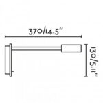 Faro Barcelona Juliet Φωτιστικό Τοίχου Νίκελ 3W 3000K – 41025N