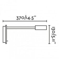 Faro Barcelona Juliet Φωτιστικό Τοίχου Νίκελ 3W 3000K – 41025N