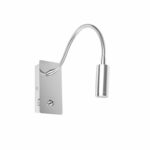 Faro Barcelona Juliet Φωτιστικό Τοίχου Νίκελ 3W 3000K – 41025N