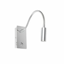 Faro Barcelona Juliet Φωτιστικό Τοίχου Νίκελ 3W 3000K – 41025N