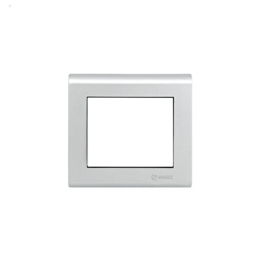 Πλαίσιο 1 θέσης ασημί Makel Manolya – 41065701