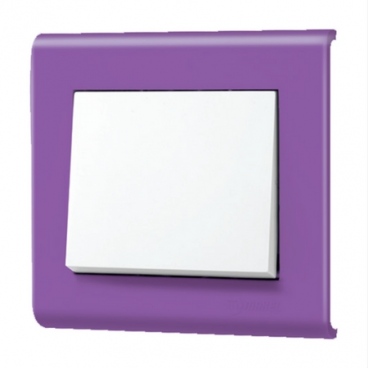 Πλαίσιο 1 θέσης μωβ Makel Manolya – 41078701