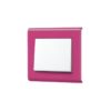Πλαίσιο 1 θέσης φούξια Makel Manolya – 41085701