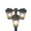 Κολωνάκι Trio Lighting 3xE27   Ανθρακί Χυτό Αλουμίνιο  IP44  – 411060342