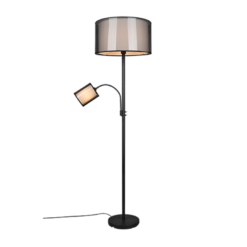 Φωτιστικό Δαπέδου Trio Lighting BURTON 1x E27 Μαύρο Ματ Μεταλλικό – 411400232