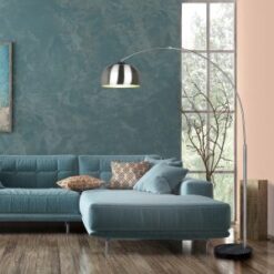 Φωτιστικό Δαπέδου Trio Lighting 1xE27 Νικελ Χρώματος – 411700107