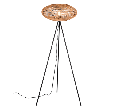 Φωτιστικό Δαπέδου Trio Lighting 1xE27 Μαύρου Χρώματος – 412300136