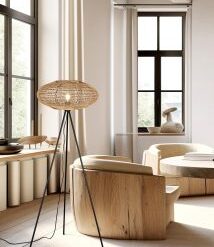 Φωτιστικό Δαπέδου Trio Lighting 1xE27 Μαύρου Χρώματος – 412300136