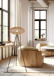 Φωτιστικό Δαπέδου Trio Lighting 1xE27 Μαύρου Χρώματος – 412300136