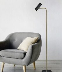 Φωτιστικό Δαπέδου Trio Lighting   GU10 Ορείχαλκος Ματ Μεταλλικό    412400108