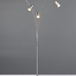 Φωτιστικό Δαπέδου Νίκελ Ματ Μεταλλικό MARLEY 5xGU10 Trio Lighting – 412400507