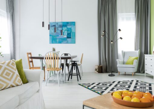 Φωτιστικό Δαπέδου Μαύρο Ματ Μεταλλικό MARLEY 5xGU10 Trio Lighting – 412400532