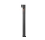 Κολωνάκι Trio Lighting ROYA 1x GU10 Ανθρακί Χυτό Αλουμίνιο IP44, Ανιχνευτής Κίνησης  – 414260142  IP44 – – Motion sensor