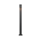 Κολωνάκι Trio Lighting ROYA 1x GU10 Ανθρακί Χυτό Αλουμίνιο IP44, Ανιχνευτής Κίνησης  – 414260142  IP44 – – Motion sensor