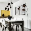 Φωτιστικό Δαπέδου Trio Lighting 3xE14 Μαύρου Χρώματος – 417000332