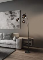 Φωτιστικό Δαπέδου Trio Lighting 3xE14 Μαύρου Χρώματος – 417000332