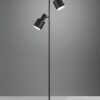 Φωτιστικό Δαπέδου Μαύρο Ματ με 2 Σποτ AGUDO 2x E27 Trio Lighting – 419400232