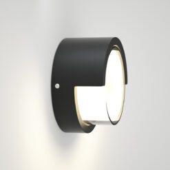 Φωτιστικό επιτοίχιο HER-02 LED BLACK εξωτερικού χώρου Heronia – 42-0002