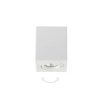 InLight Φωτιστικό οροφής από λευκό μέταλλο 1XGU10 D:7,8cm (42026-WH)