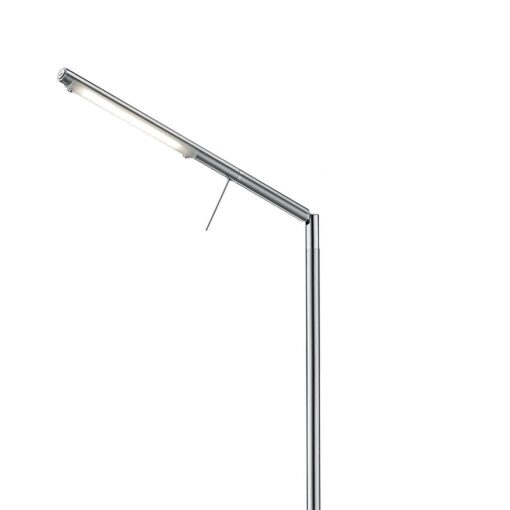 Φωτιστικό Δαπέδου Trio Lighting LED 6W  Νίκελ Ματ Μεταλλικό Dimmable 560lm 3000K  420490107