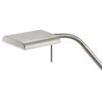 Φωτιστικό Δαπέδου Trio Lighting LED 12W  Νίκελ Ματ Μεταλλικό Dimmable 1100lm 3000K  420910107