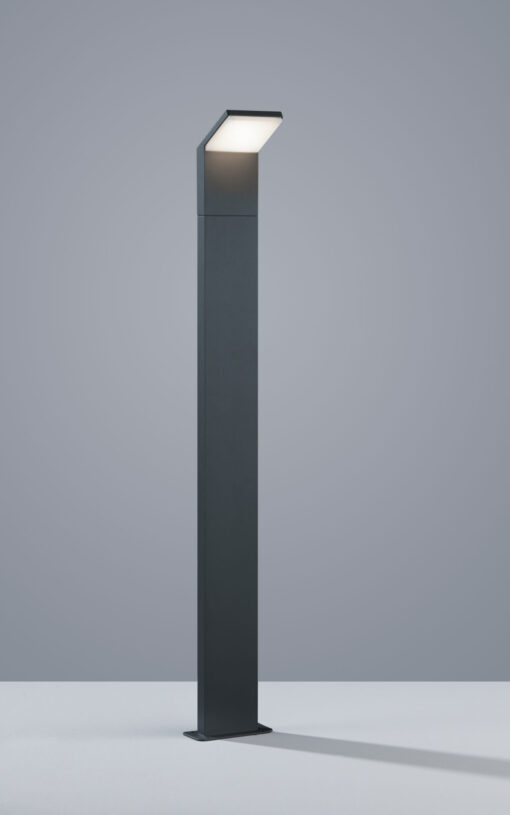 Κολωνάκι Trio Lighting LED 9W  Ανθρακί Αλουμίνιο 900lm 3000K IP54 421160142